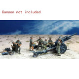 1/72 Scale WWII German Artillery Crew Resin Model Kit - Military Diorama Figures Model