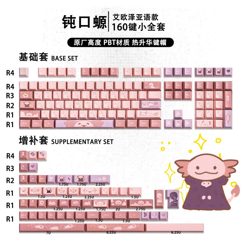 Final Fantasy FF14 Eorzea Mechanical keyboard keycaps 108/155 PBT For Cherry MX Model