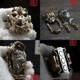 Iron Fist Craft Mechanical Geisha 7th Violent Ape Metal EDC Collectible Model Model