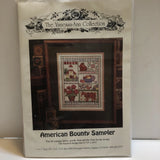 Cross Stitch Kit The Vanessa-Ann Collection American Bounty Sampler New 1992 VTG Model