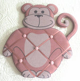 MONKEY Padded Wall Memory Memo BOARD Photo Note Decor 17x15 Jungle Model