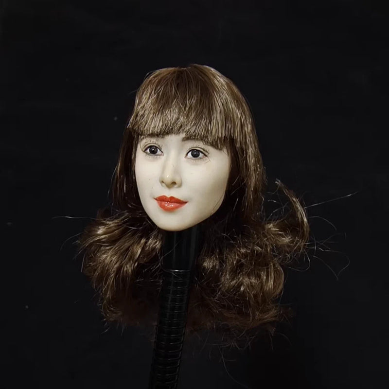 1/6 Scale Female Asia Beauty Expression pale Head Model F 12'' PH TBL figure toy Model
