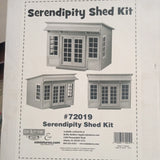 RARE Miniatures.com #52019 Serendipity Shed Kit NEW Sealed Dollhouse Room Box Model