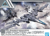 Bandai 30MM 1/144 Scale Extended Armament Vehicle Air Fighter (Gray) Model Kit Model