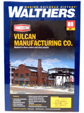 HO Scale Walthers Cornerstone 933-3045 Vulcan Manufacturing Company Building Kit Model