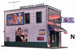 N Scale - Green Door Lounge "Laser-cut Building Kit" BLN-1008 Model