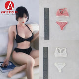 CUKE TOYS 1/6  Stretch Sports Bra Underwear Set Model Fit 12" Female Figures Model