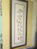 Diane Graebner Yoder's Hill Cross Stitch Chart & 22 Count Fabric 10.5 x29.5 Inch Model