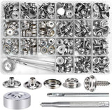 353 PCS Canvas Snap Kit, Marine Grade Stainless Steel Canvas Repair Kit, Snap... Model