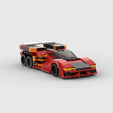 MOC Car Fire Superion G.T.R Building Block Model Kit Toy Gift Model