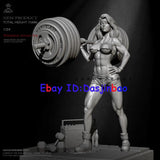 She-hulk 1/24 Muscle Woman Resin Figure Model Kit Unpainted Unassembled Model