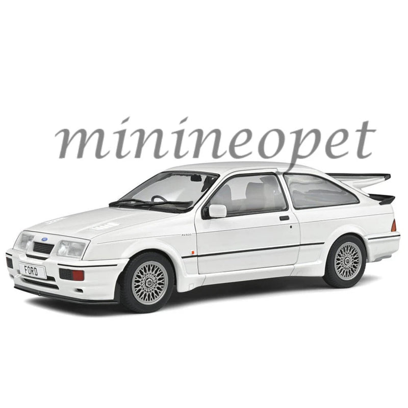 SOLIDO 1987 FORD SIERRA RS 500 1/18 DIECAST MODEL CAR WHITE S1806104 Model