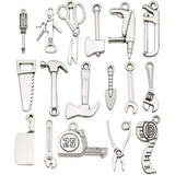 Unique 50 pcs Tool Charms Set - Perfect for Personalized Bracelets & Necklaces Charms