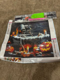 5D DIY Diamond Art Painting, Full Rhinestones, Embroidery Kit Craft-Skull Bath Model