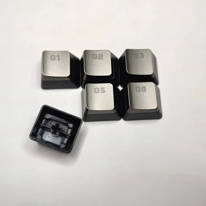 1 Set Keyboard Keycaps G1-G6 Key Caps Keyboard Accessories for Corsair K100 Model