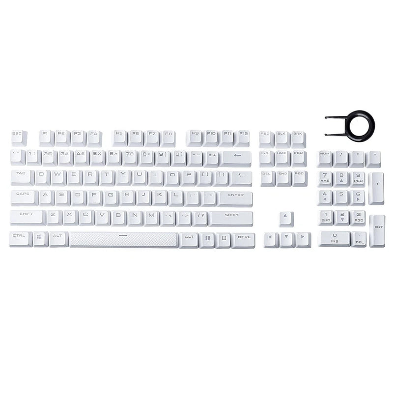 PBT Double-Shot Full Set 104 Key keycaps US Layout Replacement for Corsair K7... Model