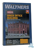 NEW Walthers 933-4050 Brick Office Building Kit HO Scale Train FREE US SHIP Model
