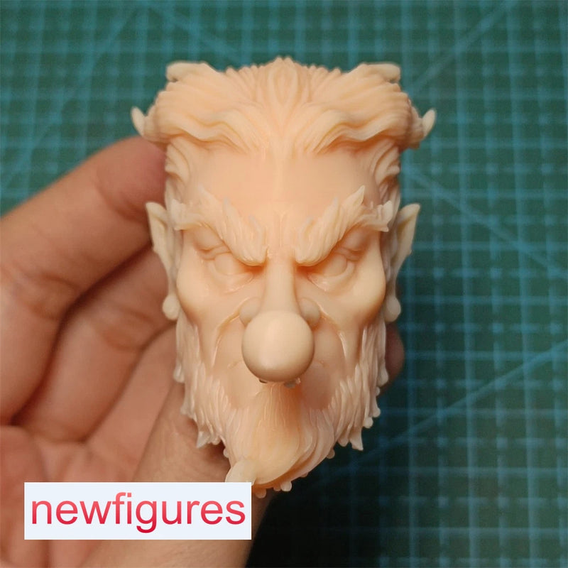 1/6 1/12 1/18 Monster Man Head Sculpt Fit 12" 6" 3.75" Male Action Figure Body Model