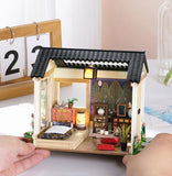 Adico DIY Miniature House Kit - Traditional Korean Hanok Stay with LED Light Model