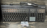 Cherry Pos Keyboard 127 Keys Qwerty - 42 Relegendable Keys & Touchpad G86-71401 Model