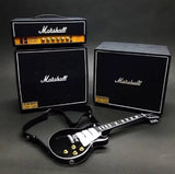 Miniature Amplifier Triple Black And Premium Black Guitar Mini Display Gift 1/6 Model