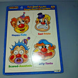 3 Puzzle Patch Board Tray  Picture Puzzles Educational Preschool Age 1-7 Vintage Model