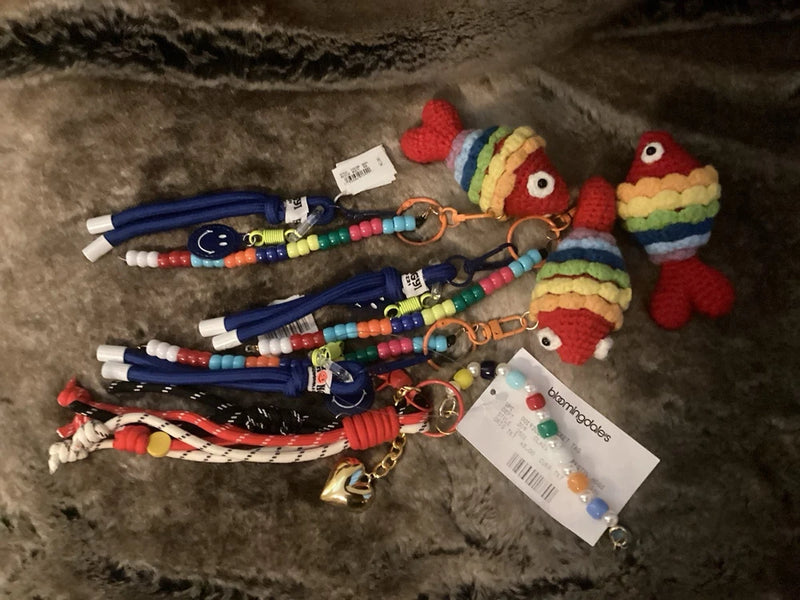 Charms~For Backpacks*Totes*Purses*Luggage~Bloomingdale¡¯s~Lot Of (4) New Charms