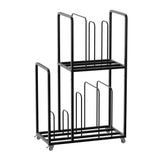Art Canvas Storage Rack, 2 Tier Art Storage, Metal Canvas Rack Model