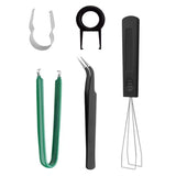 Mechanical Keycaps Puller Keyboard Cleaning Brush Keycap Shaft Extractor Set Model