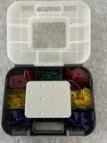 MAGNEXT Construction Building Kit In Carrying Box Kids Toy 205 Pieces Total Model