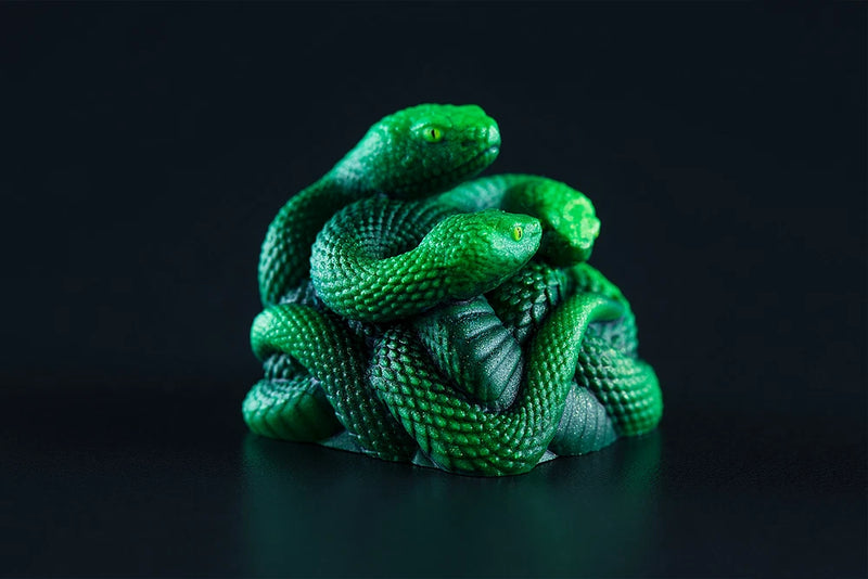 Razer Triple?Headed Snake - Artisan Single Mechanical Keyboard Keycap PRESALE Model