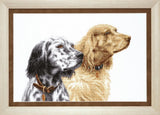DIY Counted Cross Stitch Kit "Friends medallists" Model