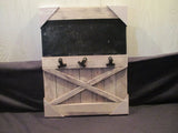 FARMHOUSE Chalk Board With Photo Clips NIP Model