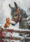 DIY Cross-Stitch Kit Cross Stitch Kit Luca-S GOLD- Warm Hug Needlepoint Craft Model