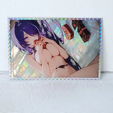 Acheron Holo Chocolates Premium Waifu Card Anime Girl Art Oversized Board A6 Model