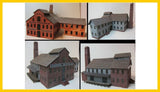 Rslaserkits 3057-B N Scale Courter Factory (Wood Kit) Model