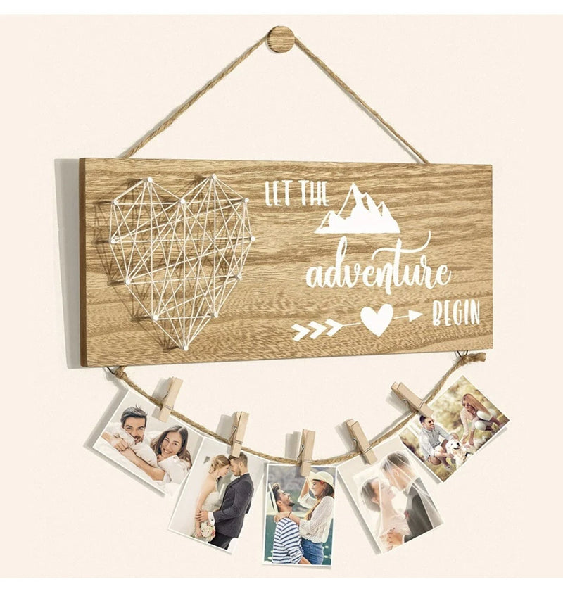 Let the adventure begins photo board Model