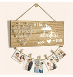 Let the adventure begins photo board Model