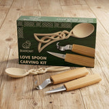 Spoon Carving Kit for Beginners ?C Love Spoon Whittling Gift DIY04 | Beavercraft Model