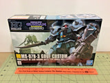 Bandai HG Universal Century Mobile Suit  Gundam, Gouf Custom kit! #117 Sealed Model