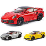 1:24 Porsche 911 Turbo S Model Toy Car Diecast Toy Vehicle Doors Open Pull Back Model