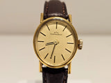 VINTAGE SMALL OVAL  LUXURY GOLD PLATED LADIES  MECHANICAL WATCH "COMMODOOR" 17J Model
