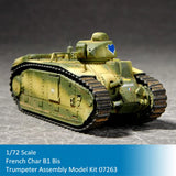 Trumpeter 07263 1/72 French Char B1 Bis Heavy Tank Plastic Assembly Model Kits Model
