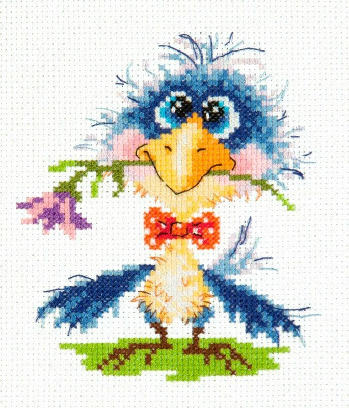 "??dmirer"  Unprinted Funny Needlework Cross Stitch Kit 18-94 Model