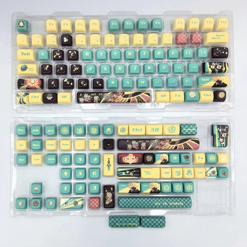Honkai£ºStar Rail Aventurine FOA Height Keys PBT Keycaps for Mechanical Keyboard Model