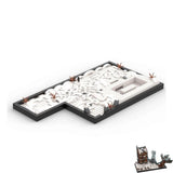 Mocs Bricks Sets  415 Parts  Base Expansion for Set 76407 Hut Building Toys Kits Model