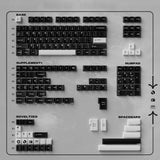 180 Keys BOW WOB Doubleshot PBT Cherry Profile Keycap Set Model