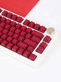 Wine Red Side Printed Keycaps Shine Through Backlit PBT Doubleshot Keycap Set Model