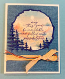 4 Stampin Up!  Incredible Possibilities Masculine Card Kit Woods Forest Nature Model