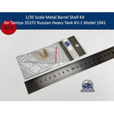 1/35 Metal Barrel Shell Kit for Tamiya 35372 Russian Heavy Tank KV-1 Model 1941 Model